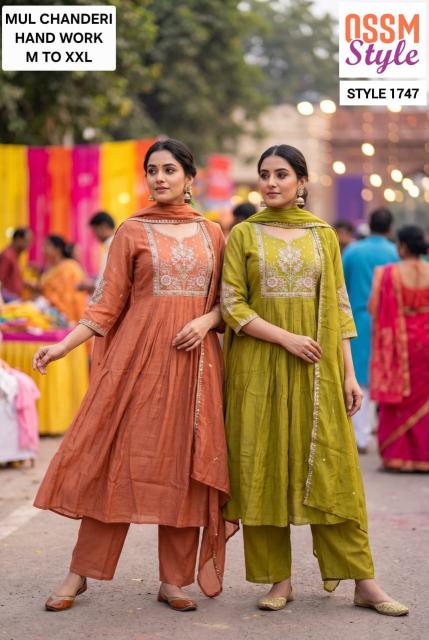 Ossm style 1747 kurtis branded wholesale